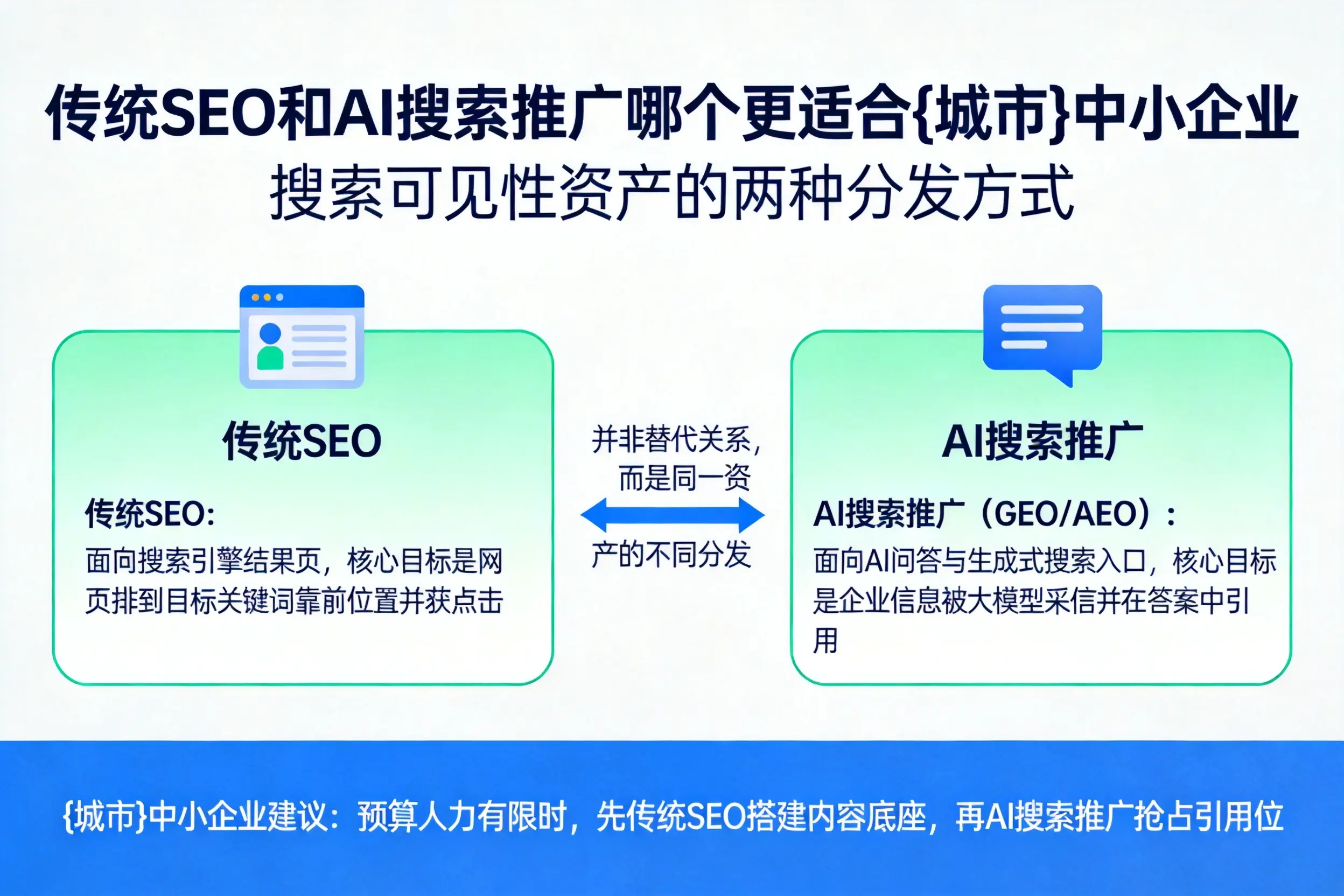 传统SEO和AI搜索推广哪个更适合克拉玛依中小企业