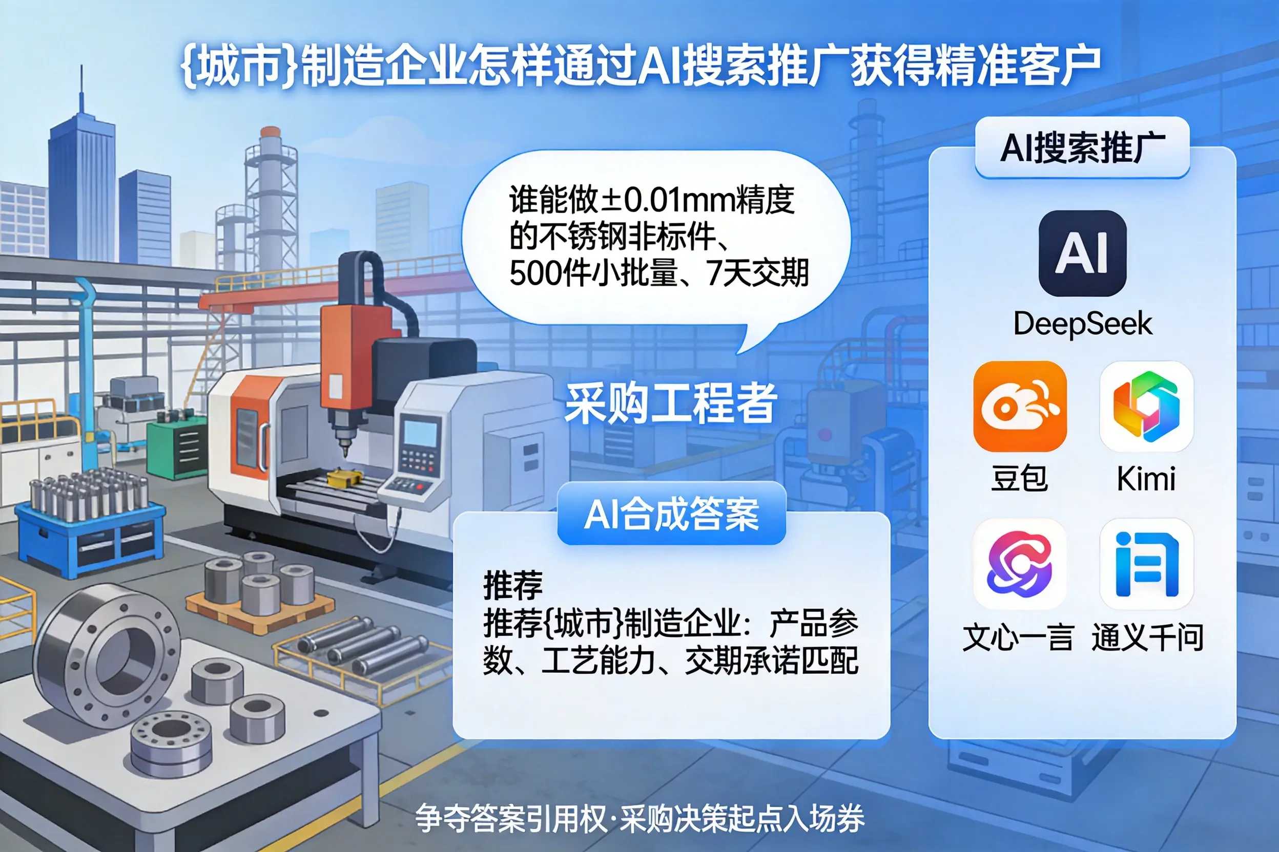 克拉玛依制造企业怎样通过AI搜索推广获得精准客户